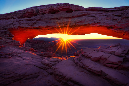 Solar Explosion - Mesa Arch, Canyonlands NP